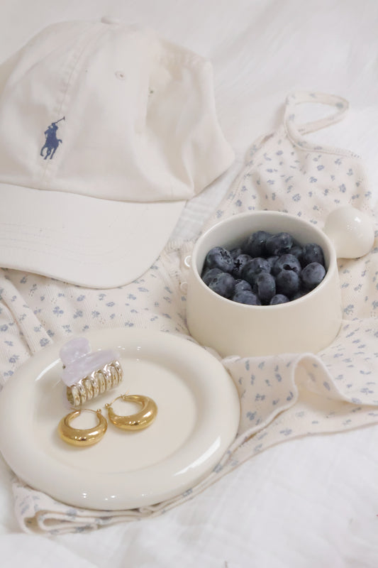 Vanilla donut Shaped coffee cup set